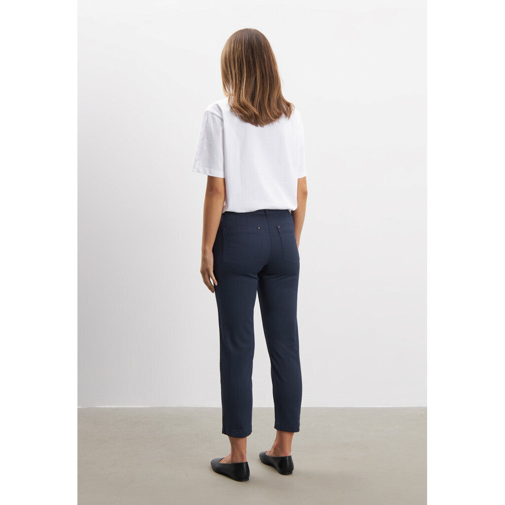 Mirakelbyxa Piper crop marinblå