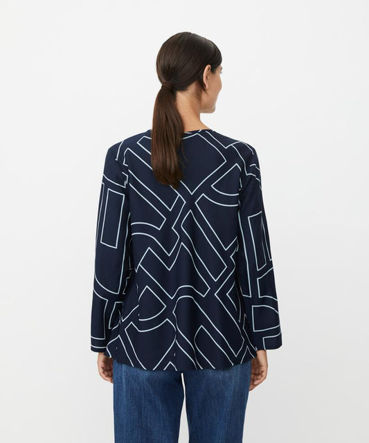 Kala blus, marinblå