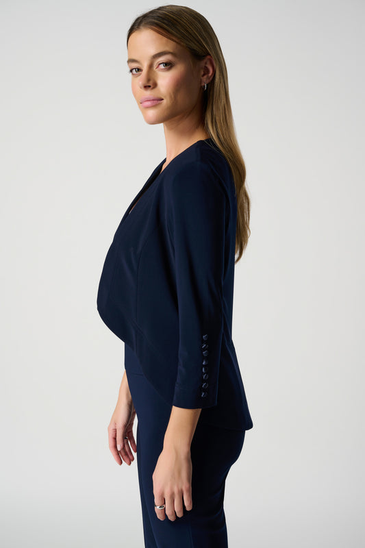 Kort kavaj marinblå