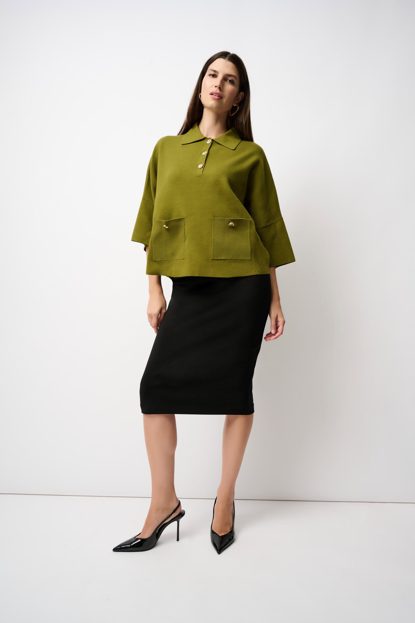 Klassisk lång pennkjol