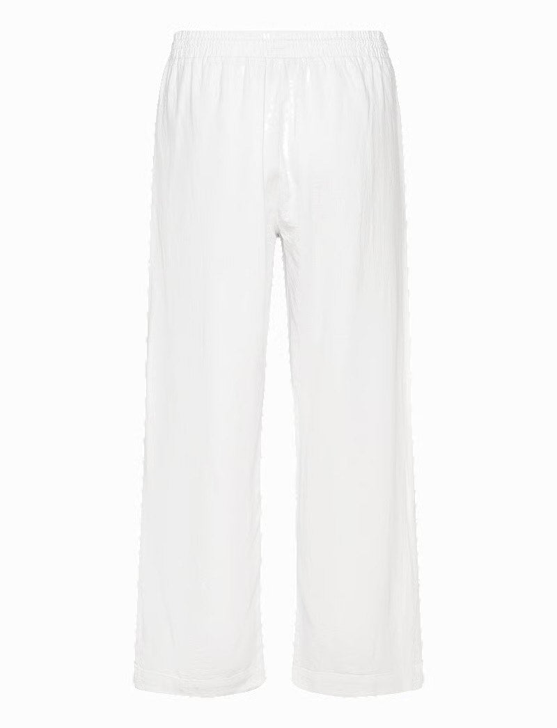 FQLAVA-PANTS - Linnebyxor Brilliant White