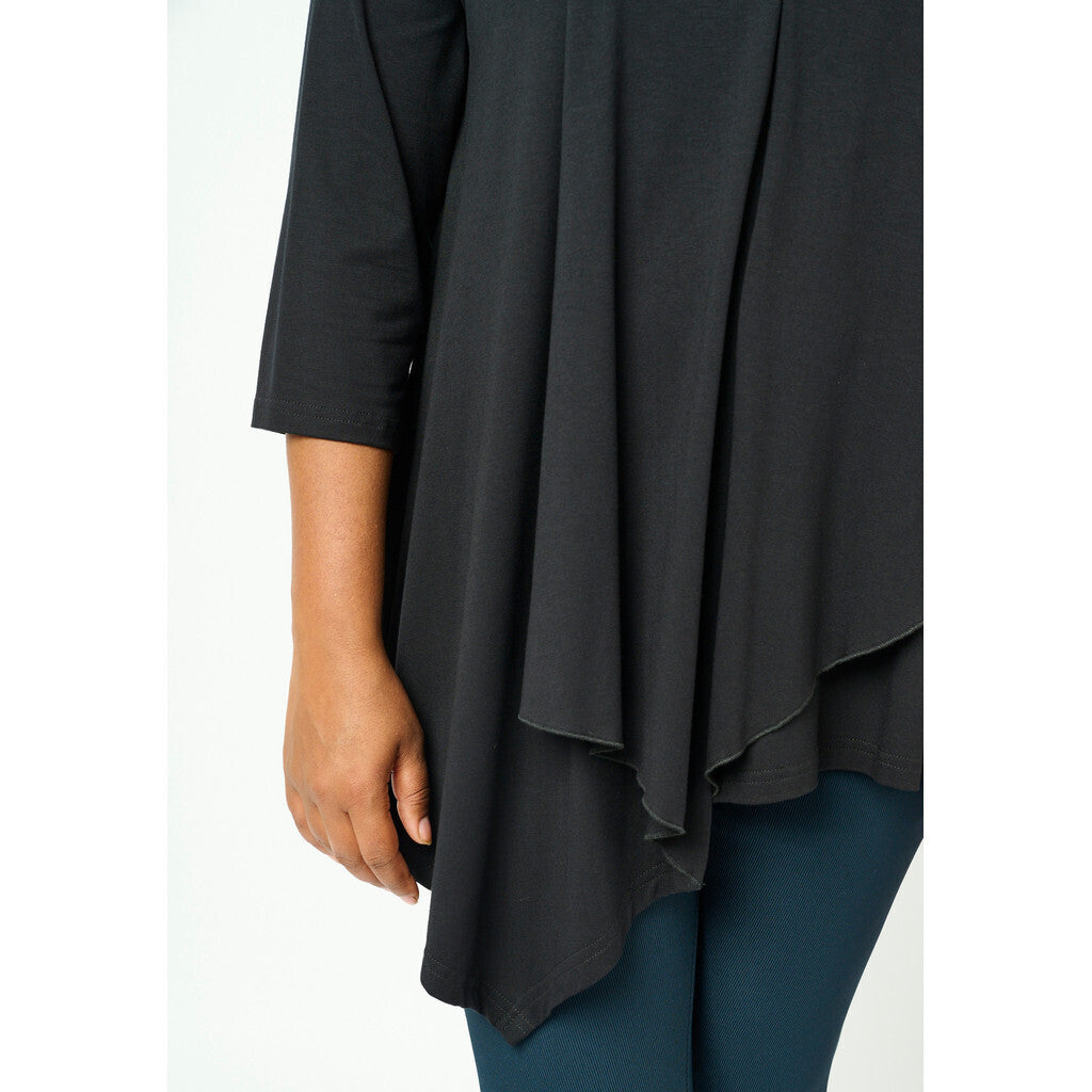 Svart V-ringadd topp