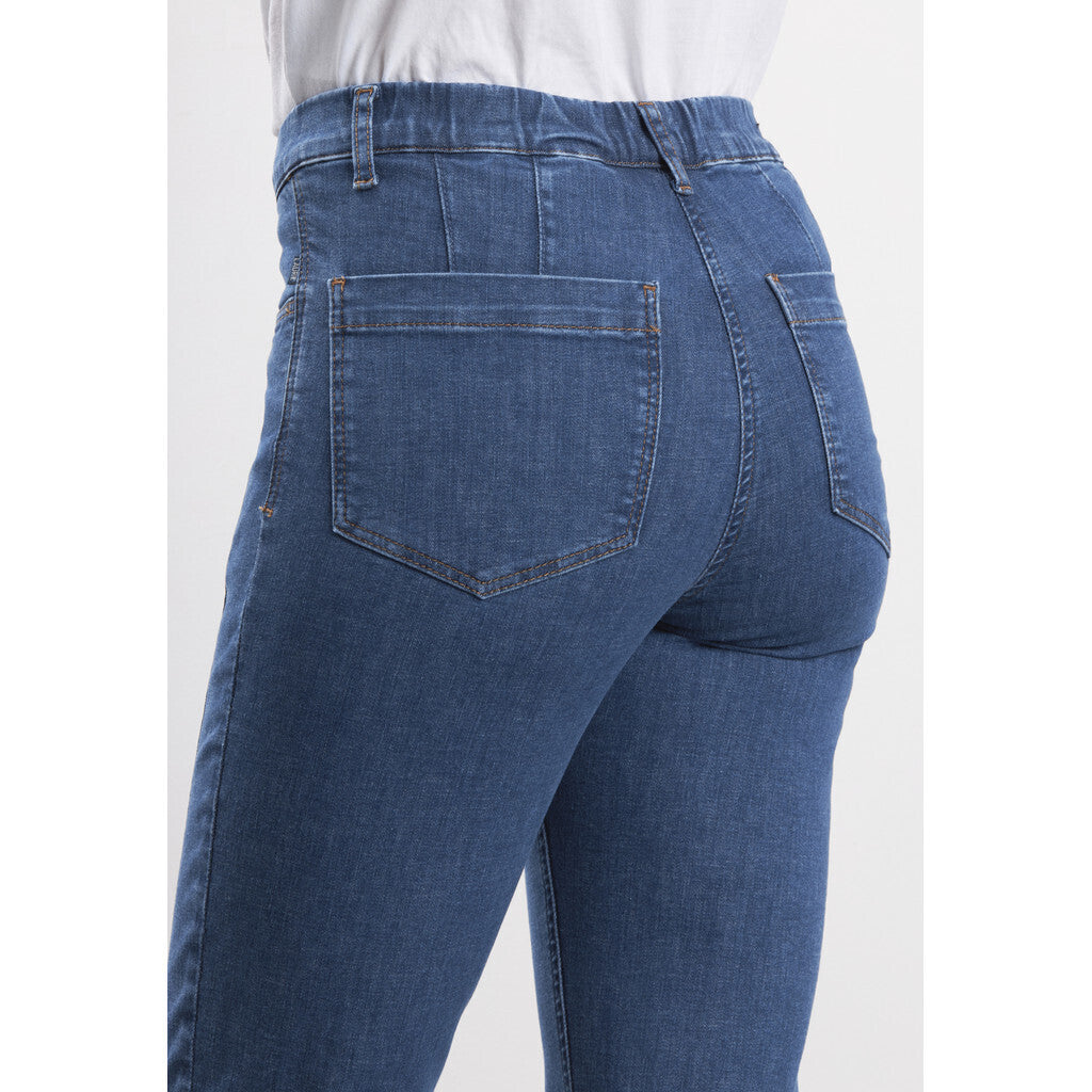 Mirakelbyxa Piper crop denim