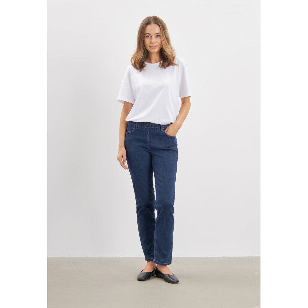 Mirakelbyxa Kelly mörk denim SL