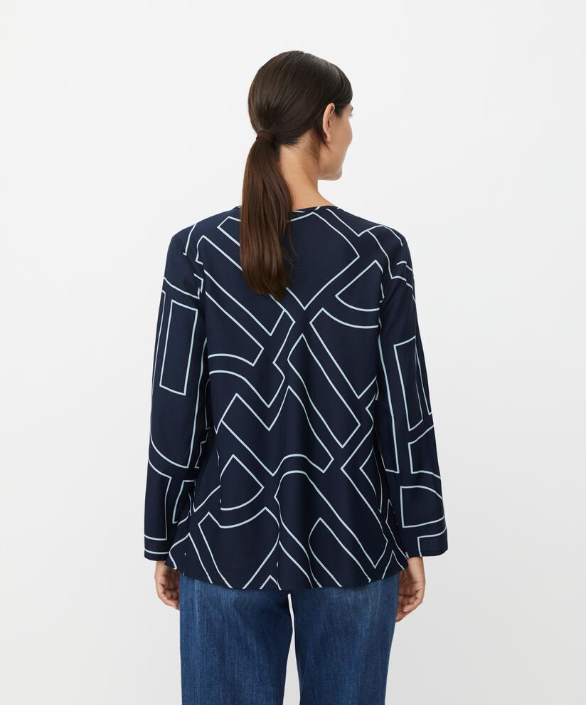 Kala blus, marinblå