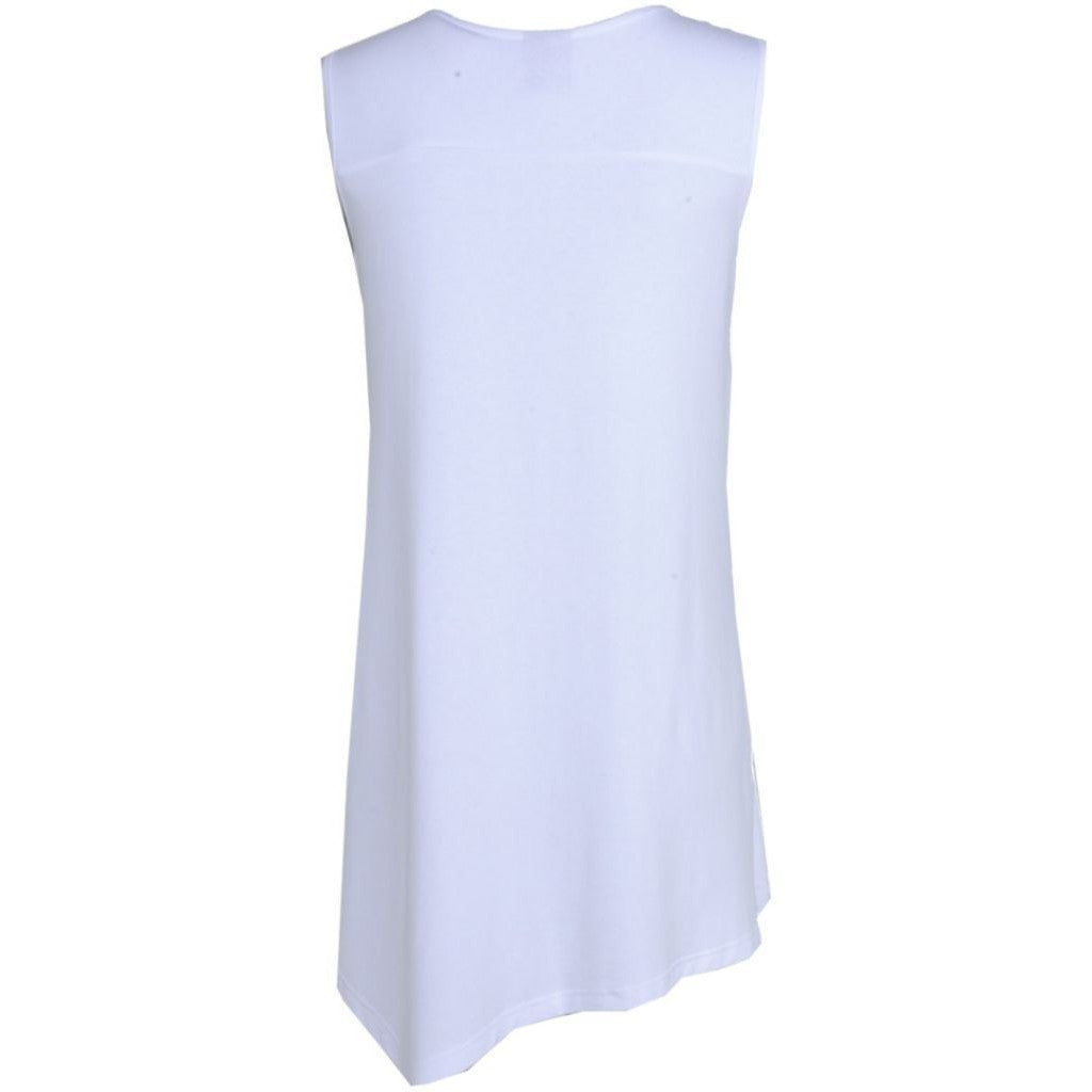 Topp Dolly med volang, vit