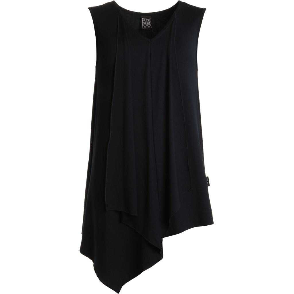 Topp Dolly med volang, svart