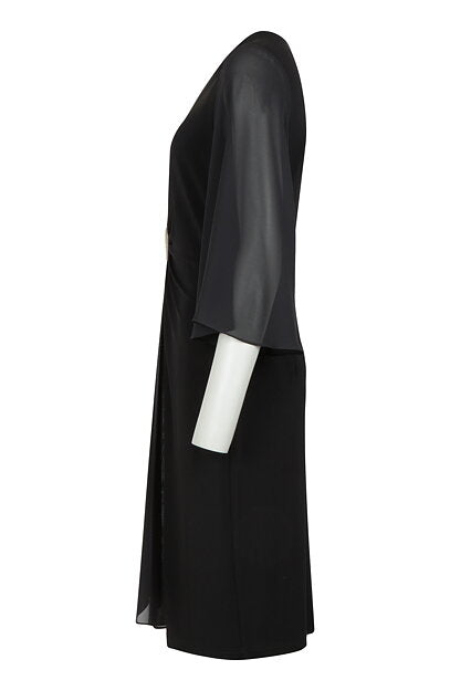 Festlig Klänning med silver spänne fram