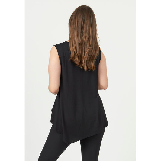 Topp Dolly med volang, svart