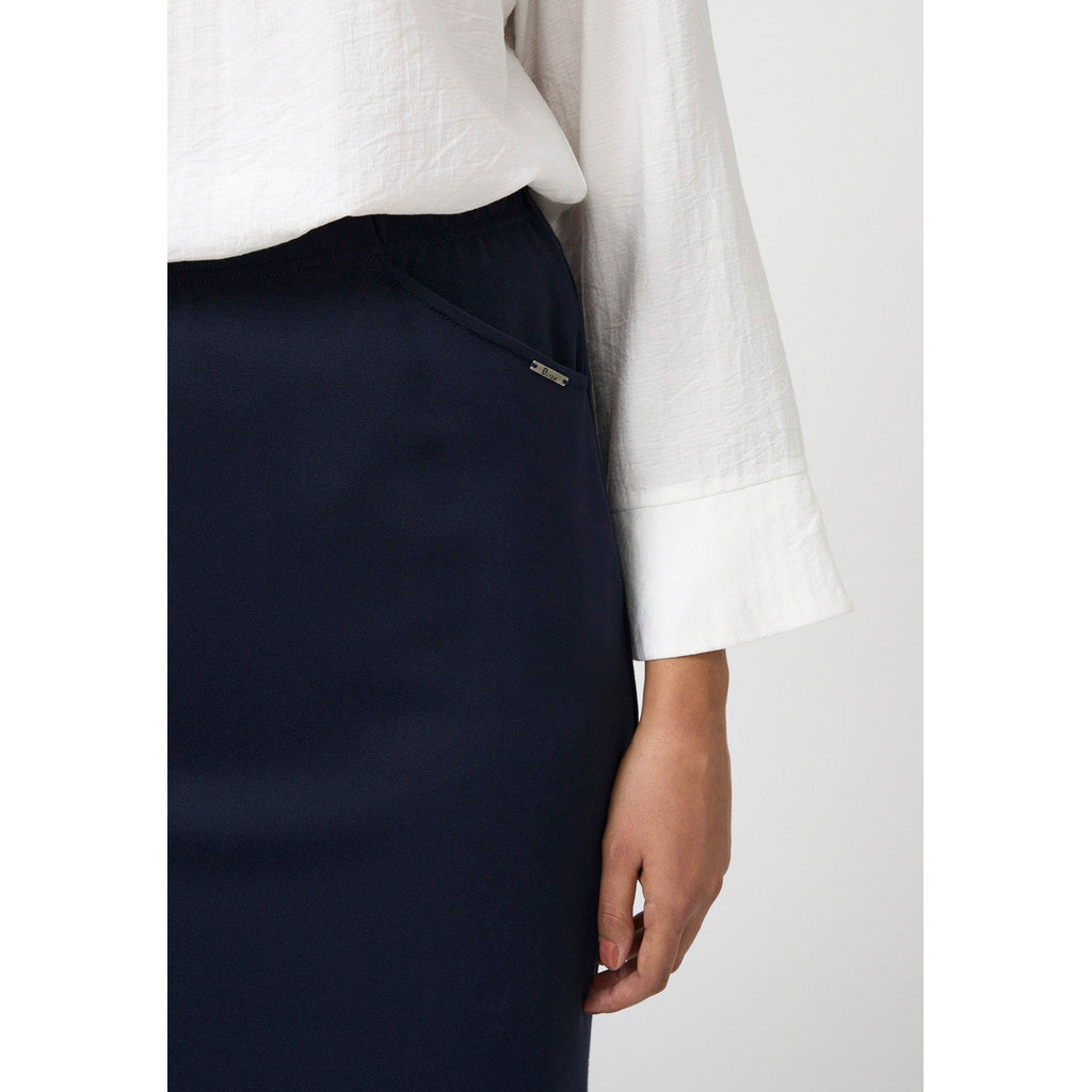 Klassisk kjol Nikola, marinblå