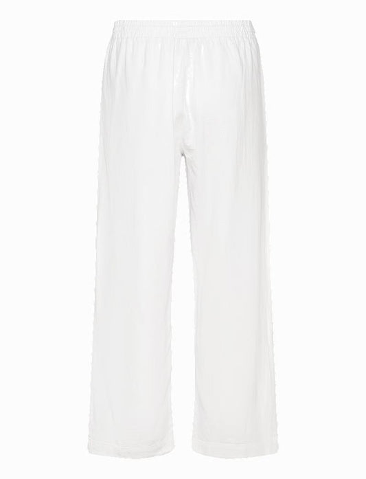 FQLAVA-PANTS - Linnebyxor Brilliant White