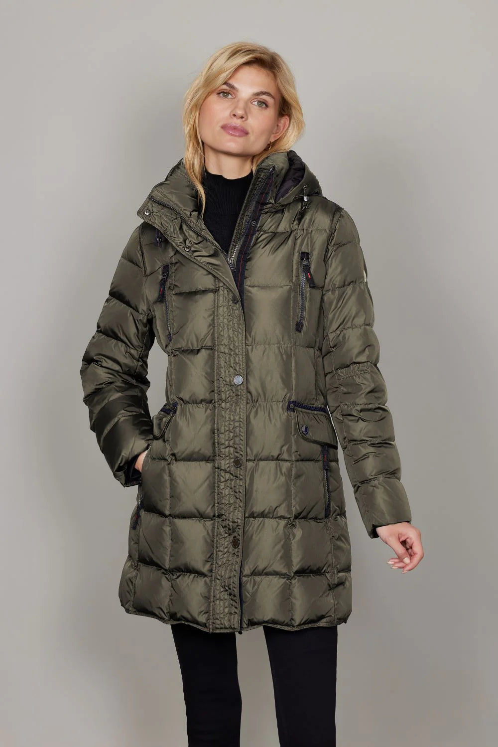 Grön premium dunjacka