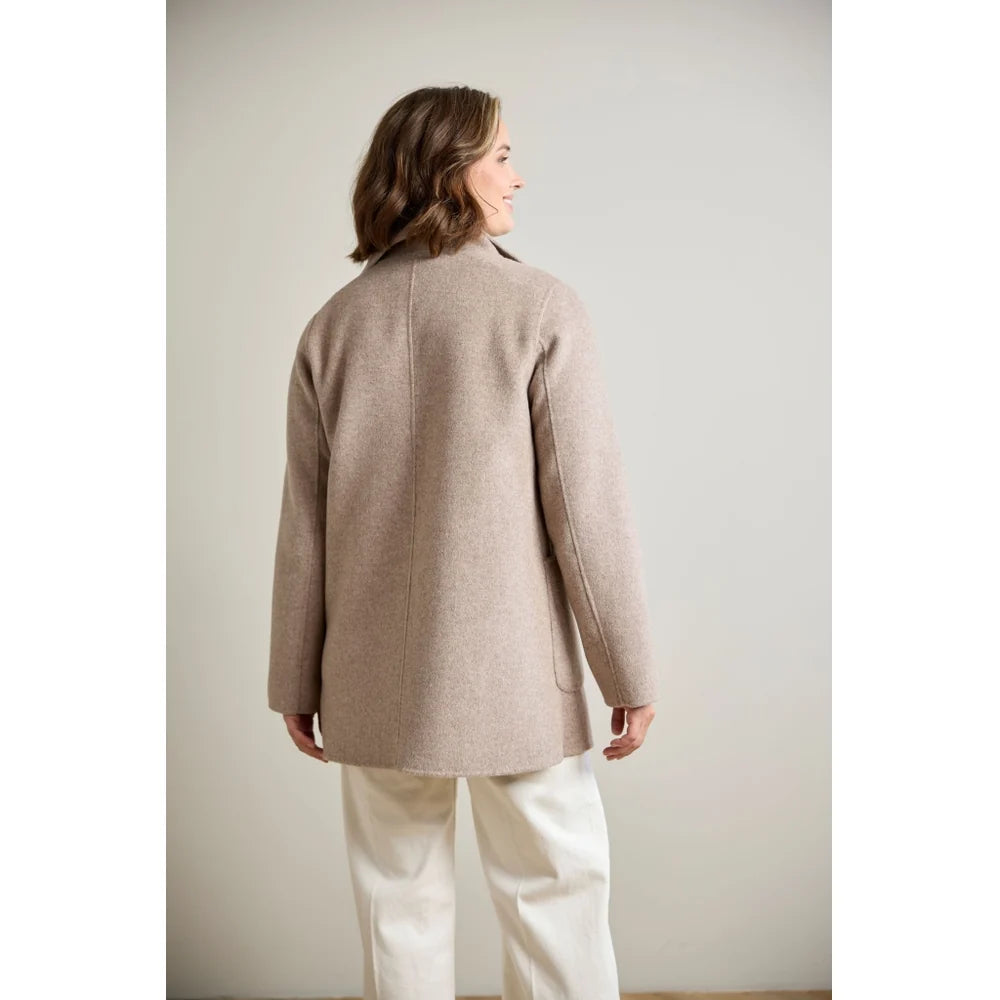 Beige ullkappa Oline