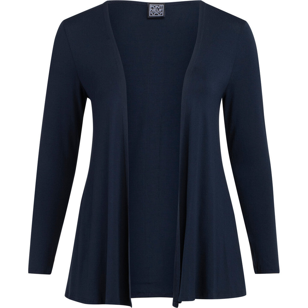 Marinblå kofta a-linje formad