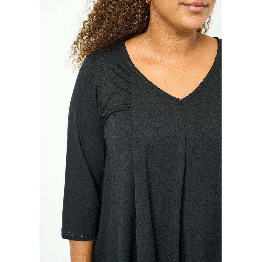 Svart V-ringadd topp