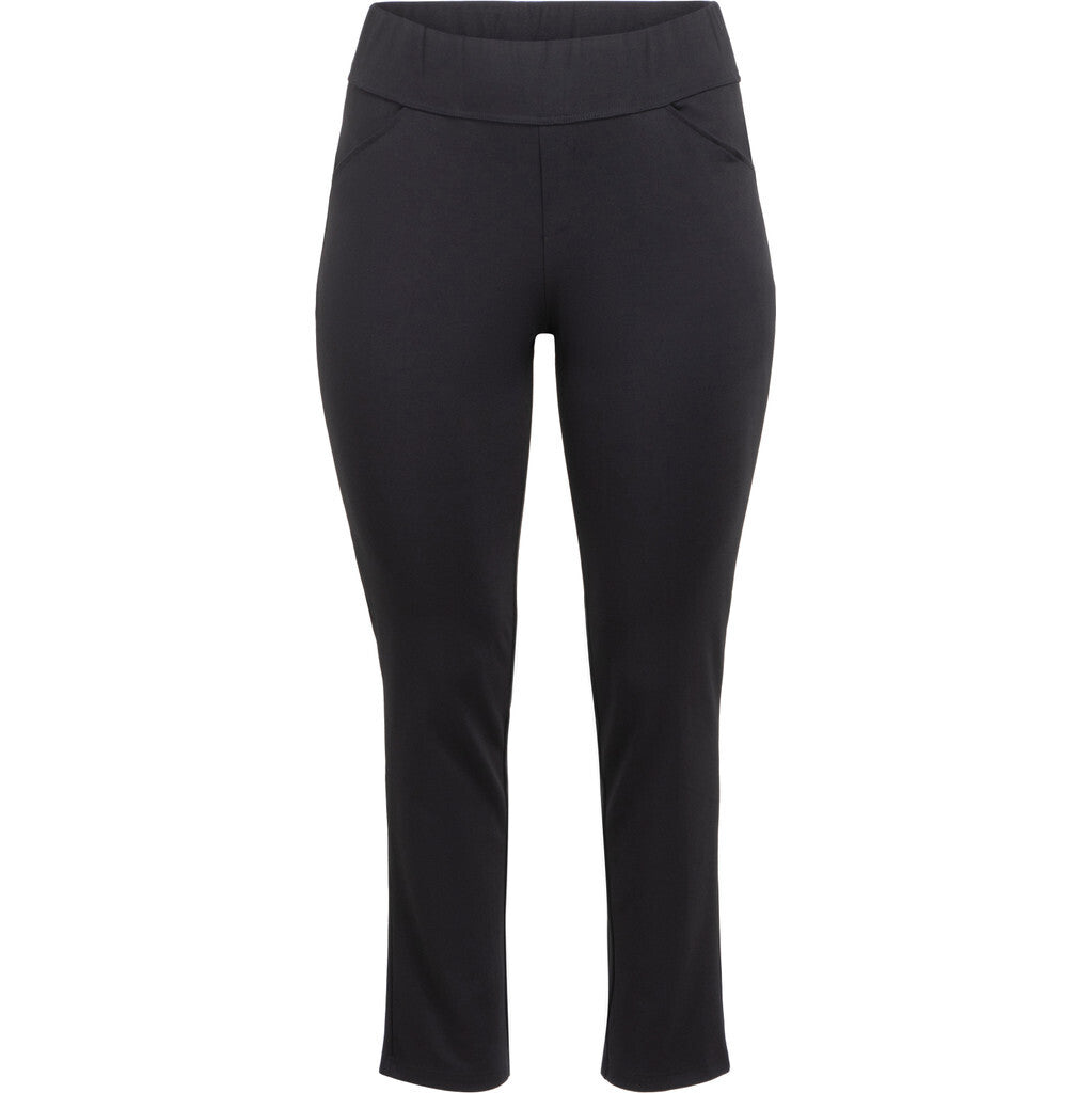 Svarta byxor med resår i midjan