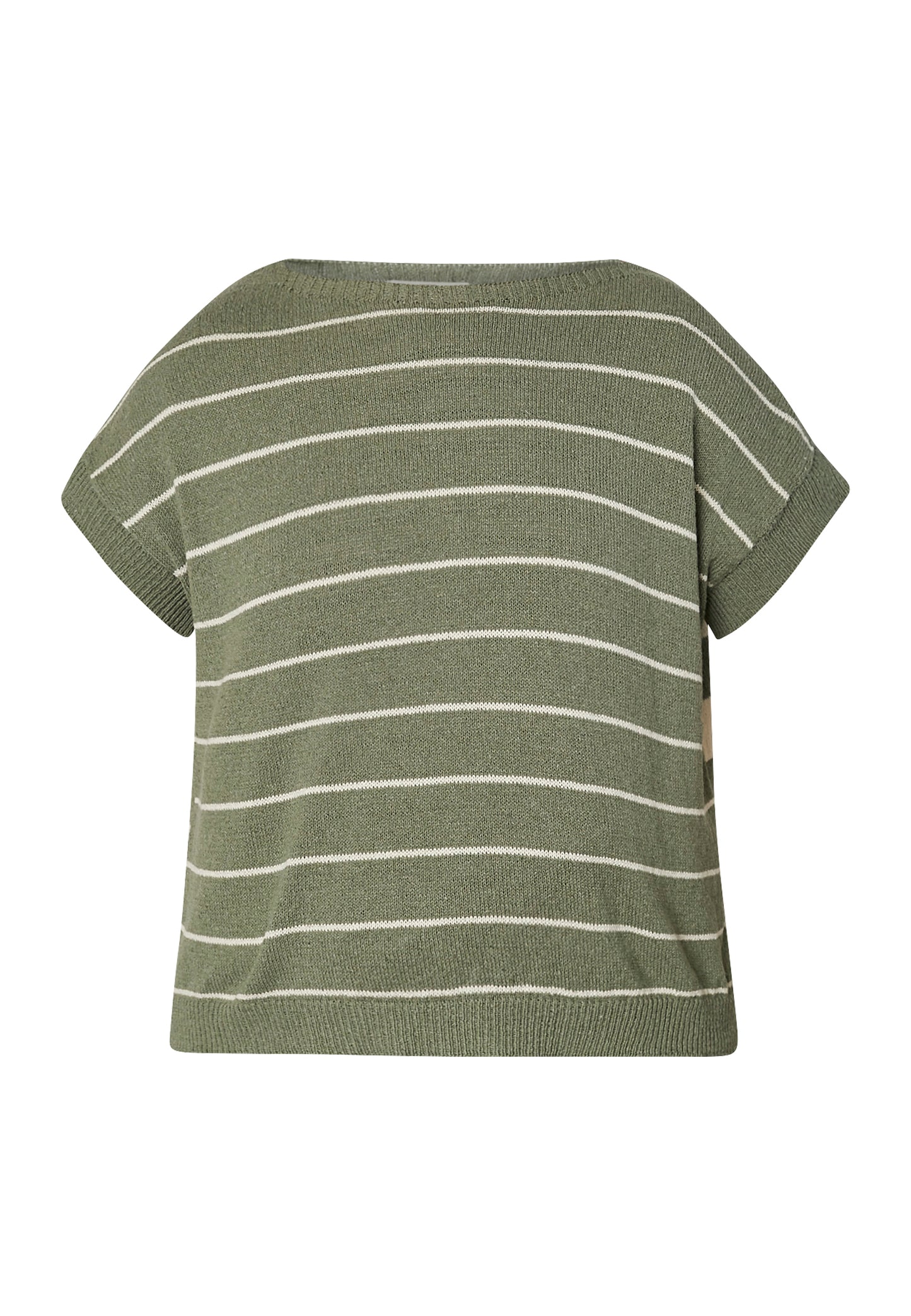 Stickad pullover blus Yara - Khaki grön