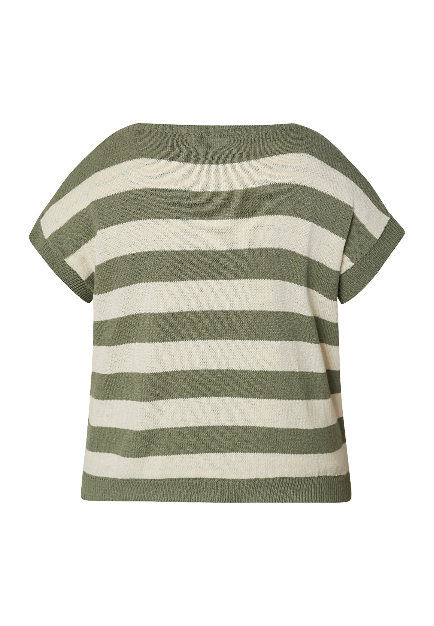 Stickad pullover blus Yara - Khaki grön
