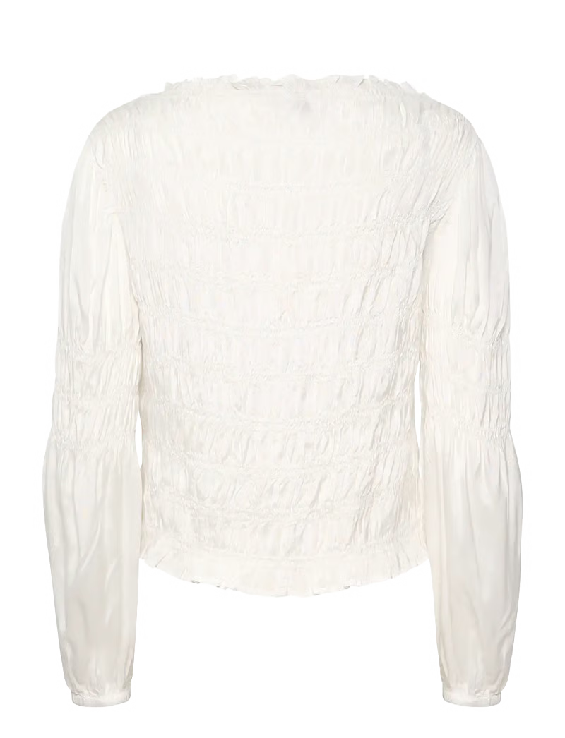 Henva smock blus, vit